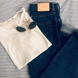 Everlane High-Rise Slim Straight Ankle Jean (25)